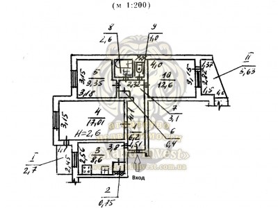 Трёх комнатная квартира улучшенной планировки.