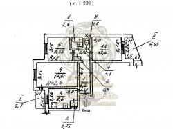 Трёх комнатная квартира улучшенной планировки.