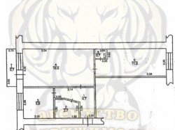 2-комнатная квартира под ремонт